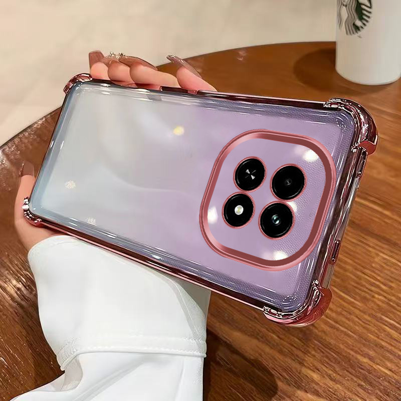 เคส realme c63 5g เคสโทรศัพท์เคลือบด้วยไฟฟ้าป้องกันการตกสี่มุมสําหรับเคส realme c63 5g