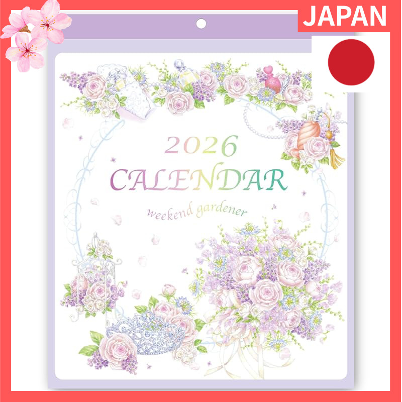 Gakken Stayful 2026 Calendar Garden Wall Hanging AM13095, starts from January 2026.【Direct from Japa