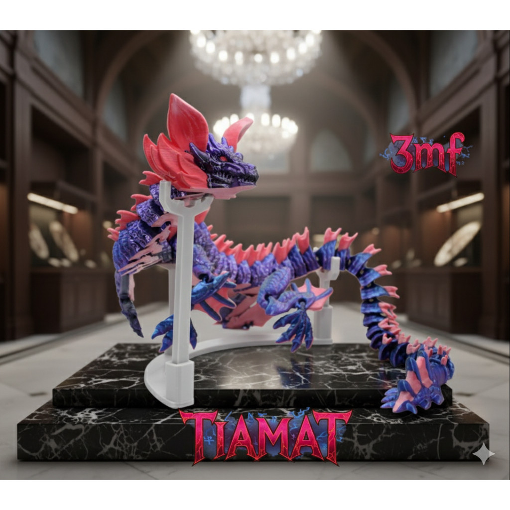Flexi Articulion Tiamat Toy – Godzilla Monster Collection เคลื่อนย้ายได้
