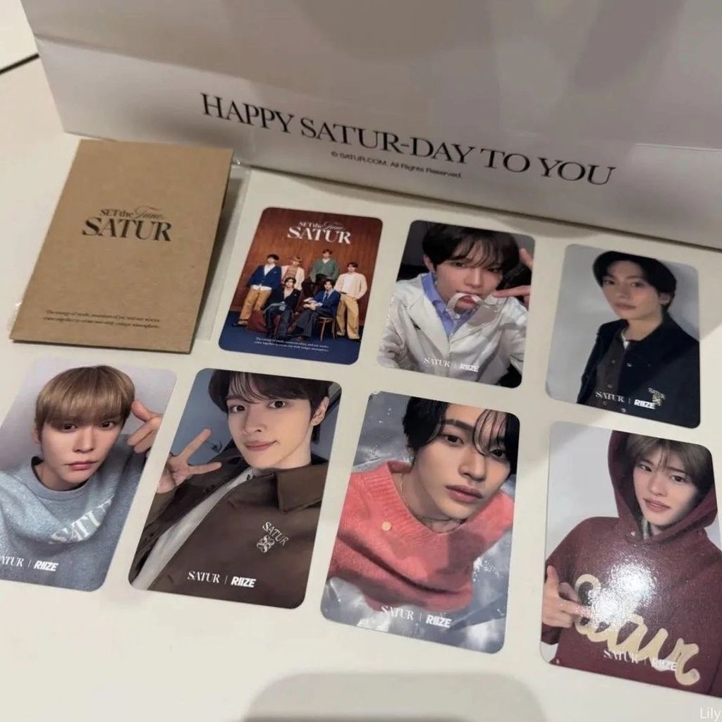 Riize Satur เสื้อผ้า Photocard SATUR นามสกุลบัตรของขวัญ