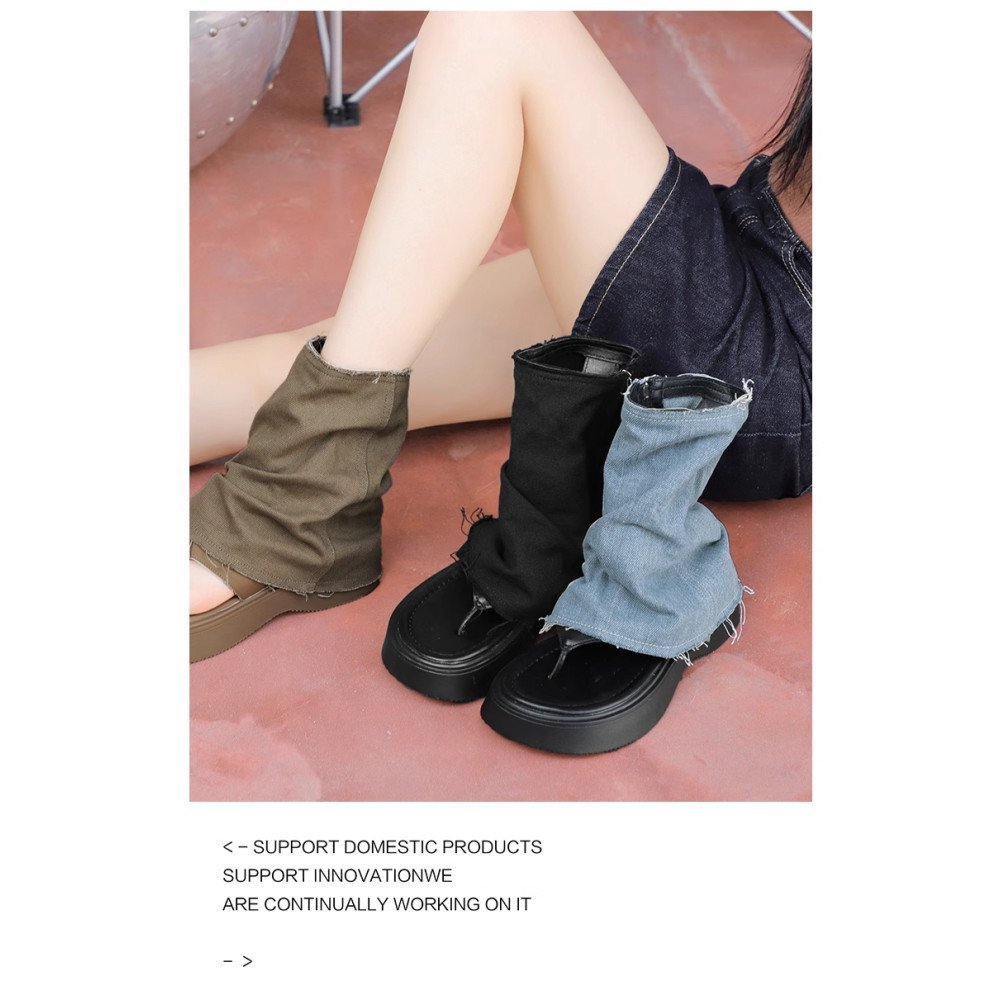 รองเท้าแตะเพิ่มความสูง Aberdeen แบบSlimming สำหรับการสวมใส่ทุกวัน