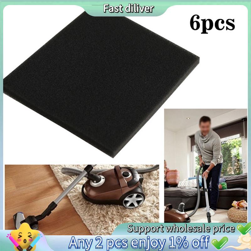 HJ-6pcs ฟองน้ํากรองสําหรับเครื่องดูดฝุ่นในครัวเรือน FC8140 FC8142 FC8144 FC8148 Sweeper ทําความสะอาด