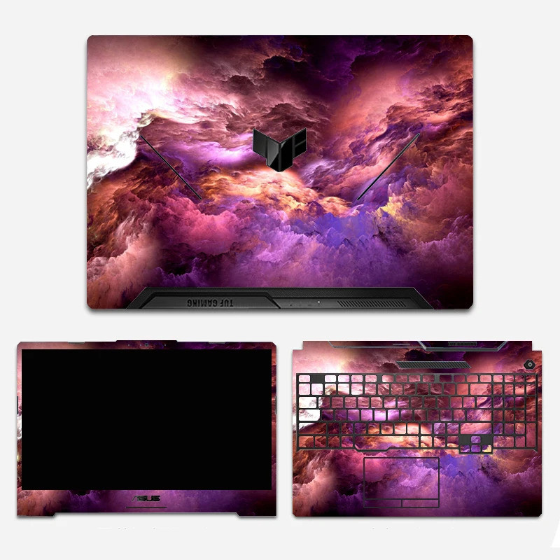 ผิวแล็ปท็อปสําหรับ Asus Tuf Gaming Fx506hm Fx706l สติกเกอร์โน้ตบุ๊คสําหรับ Asus F15 Fx506lu Fx506li 