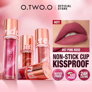 O.TWO.O Velvet Lip Glaze Light Mist Color Long-lasting Lolli…
