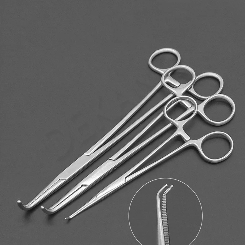 Separation Ligature Forceps Right Angle Hemostatic Forceps Vascular Forceps Fine Elbow Forceps Holdi