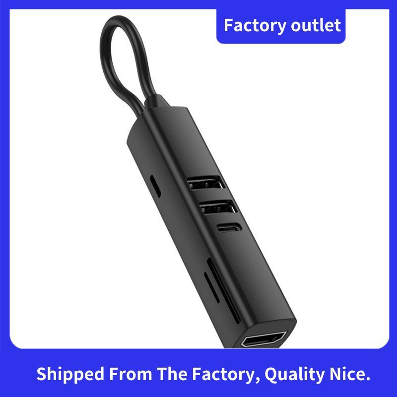 USB 3.0 HDTV 4K 30Hz วิดีโอ 7 in 1 USB C HUB SD TF Card Slot Reader Multi-Ports PD 100W ชาร์จสําหรับ