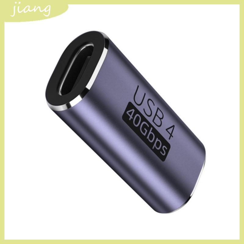 JN USB4 0 อะแดปเตอร์ USB C หญิงกับหญิง 40Gbps ถ่ายโอนข้อมูล 8K 120HZ สําหรับโทรศัพท์