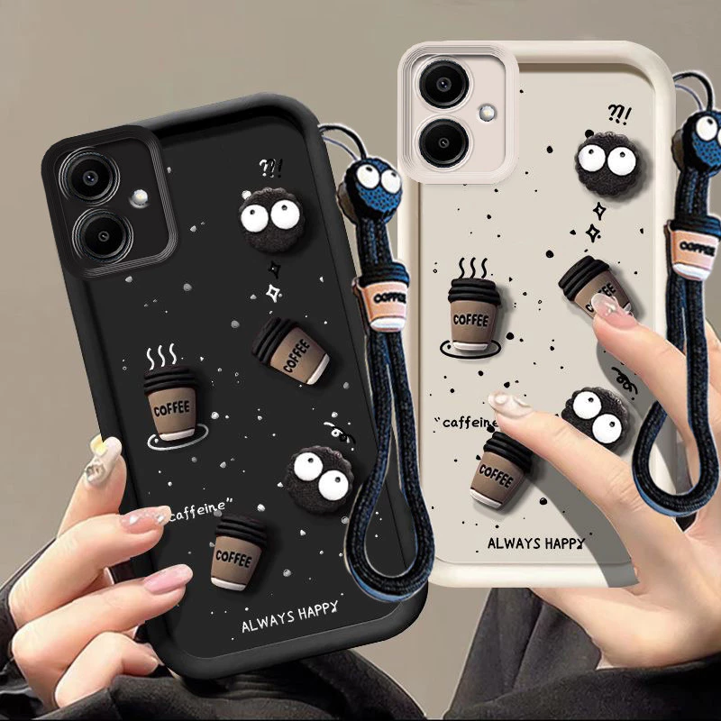 เคส samsung a06 5g เคสโทรศัพท์ถ้วยกาแฟ 3D bts