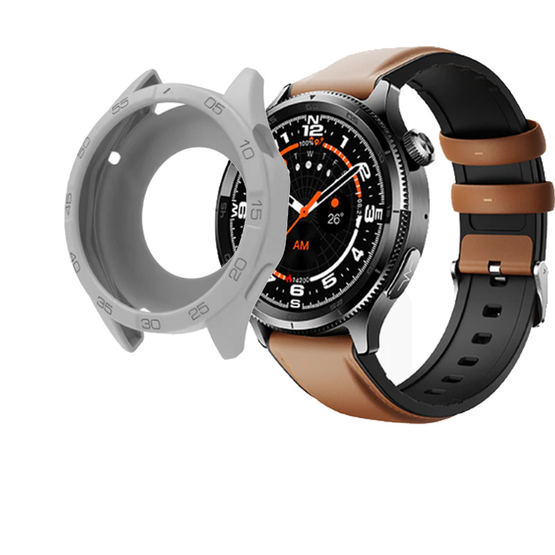 Aolon ECG Pulse Screen Protector อุปกรณ์เสริมสําหรับ Aolon Pulse ฝาครอบซิลิโคนป้องกันฟิล์ม Smartwatch กรณีป้องกันฟิล์มกระจกนิรภัย