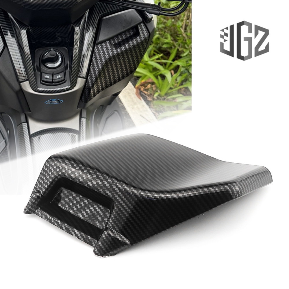 สําหรับ Yamaha Nmax 155 V3 Turbo 2025 ฝาครอบจัดเก็บข้อมูลขวา Water Transfer คาร์บอนไฟเบอร์ Garnish Cover