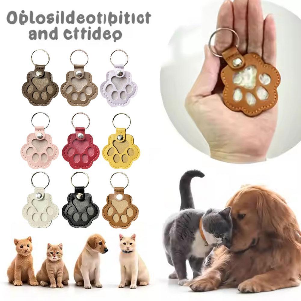 พวงกุญแจหนังสัตว์เลี้ยงสร้างสรรค์ Legacy Hair Storage Charms กระเป๋าประณีตน่ารักสุนัขแมวจี้ I3o5