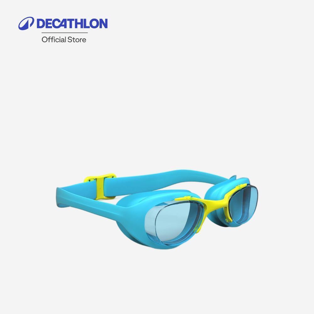 Decathlon Swimming Goggles Xbase - Clear Lenses - Kids’ Size แว่นตาว่ายน้ำรุ่น 100 Xbase ขนาด S - Blue