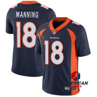 เสื้อยืดฟุตบอลอเมริกัน KK Denver Broncos Peyton Manning จำกัดจำนวน