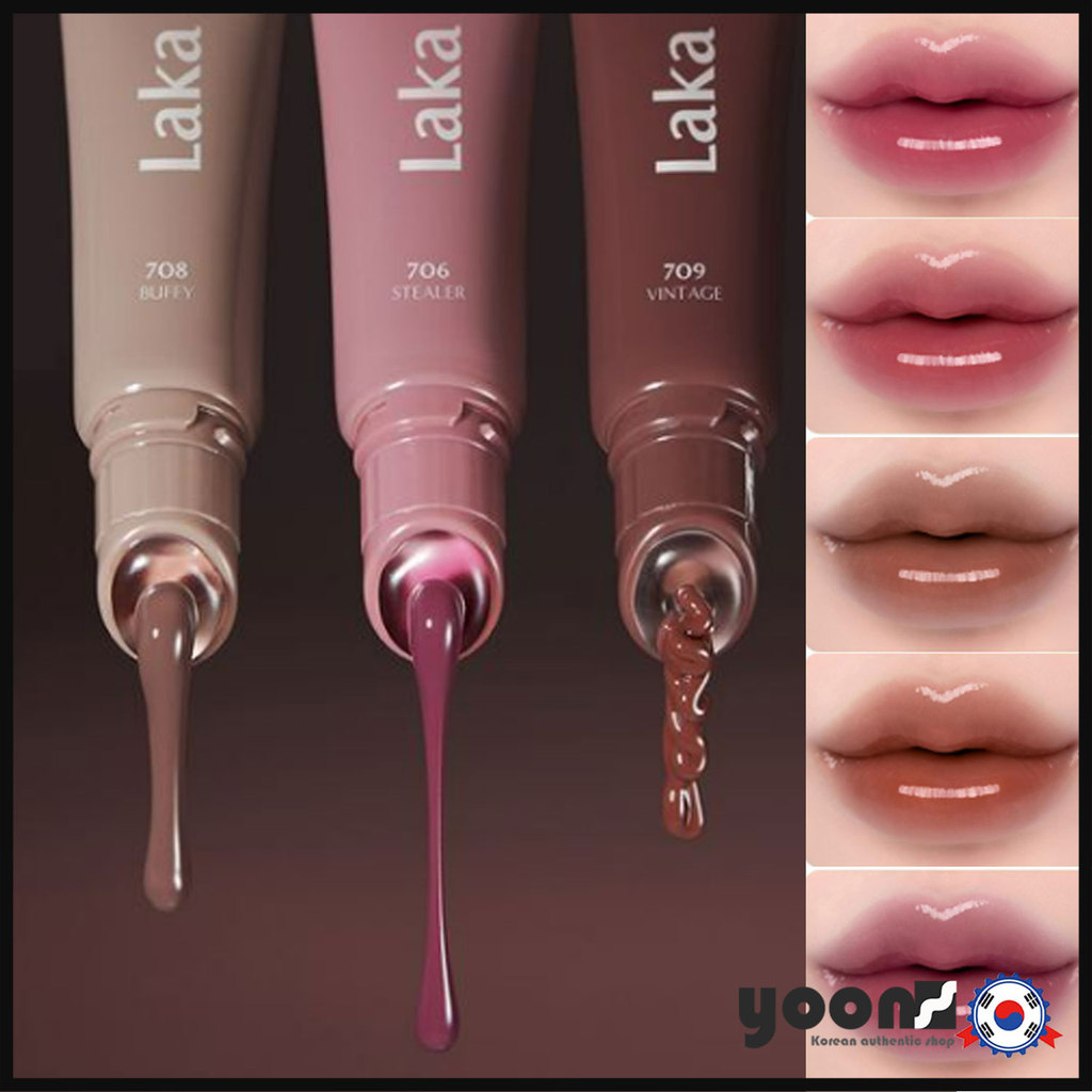 Laka Fruity Lip Glossionner 10ml x 10 เฉดสี