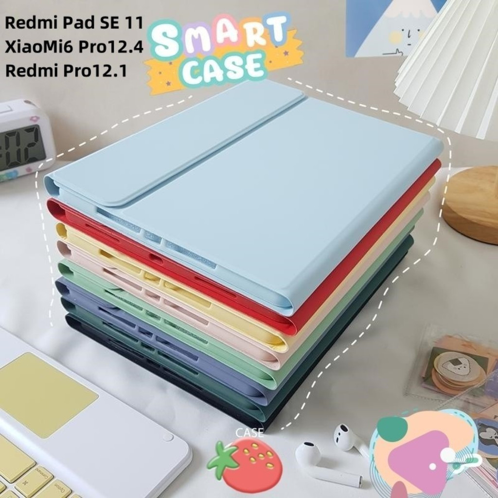 เคสคีย์บอร์ด  keyboard เคส for Pro12.4 mi7/7pro mi8/8pro Redmi Pad 2/PadSE 11/Pro12.1 keyboard case