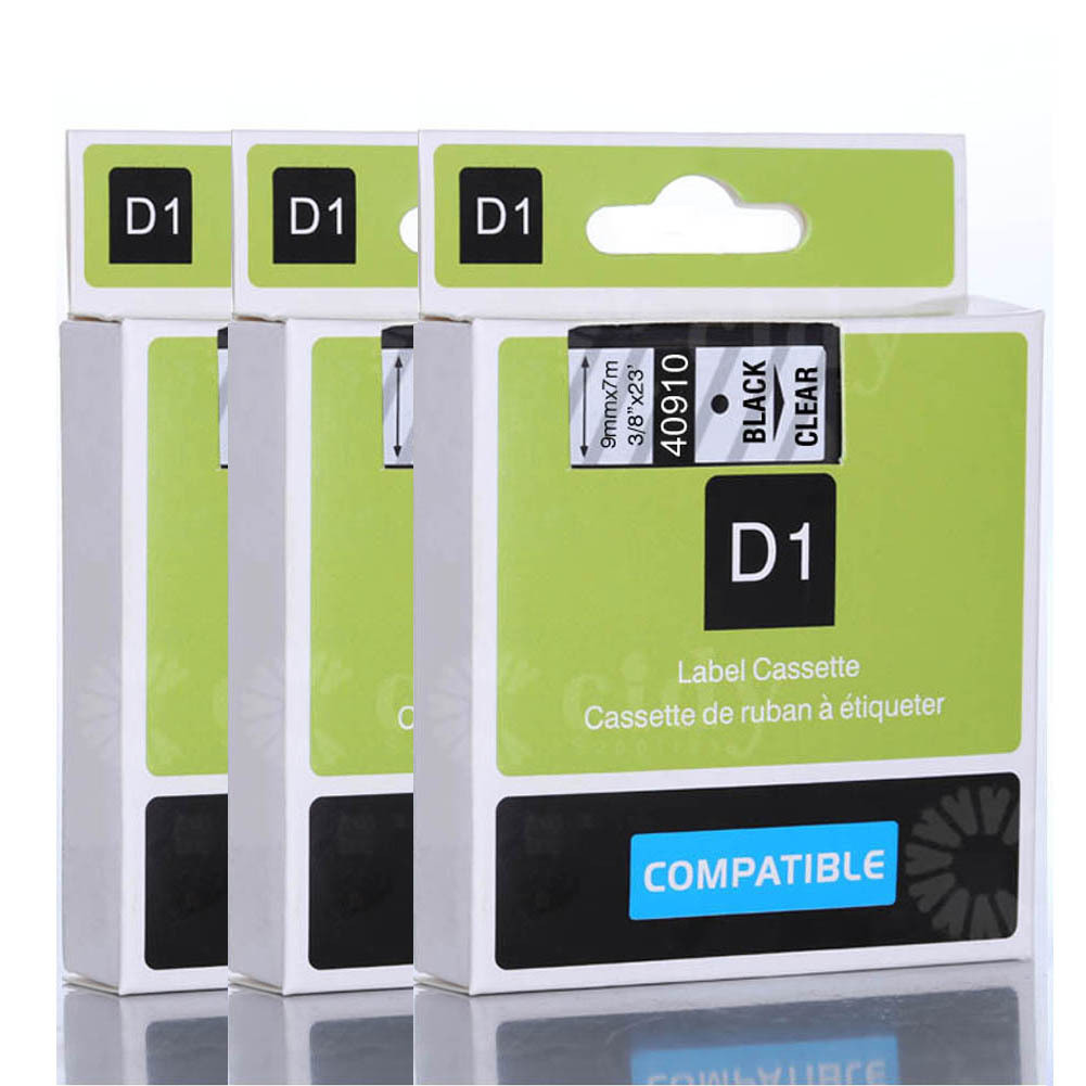 เหมาะสําหรับ DYMO DYMO D1 ป้ายกาวกระดาษริบบิ้น 12 มม.45013 LM-160/280 สติกเกอร์การพิมพ์