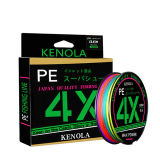 เส้น Braided Line ล่อ 4X 8X (4-8 เส้น) ถักแน่น แรงดึงสุดๆ ไม่บาน ตัดน้ำเร็ว ทนสึกสูง รับปลาใหญ่ชิลล์