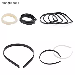 (niangbenaaa) 10 ชิ้น/เซ็ตยางรัดผมพลาสติกฟันเครื่องประดับผมเด็ก DIY Craft 2 สีใหม่