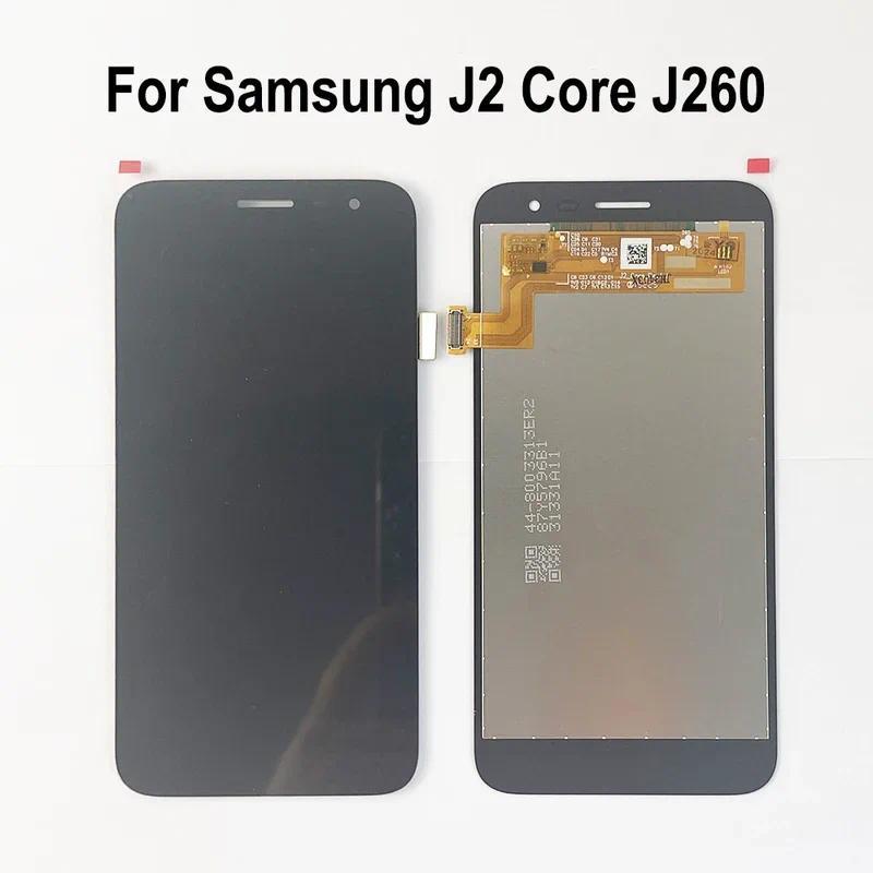 สําหรับ Samsung J2 Core J260 จอแสดงผล LCD Touch Screen Digitizer Assembly หน้าจออะไหล่
