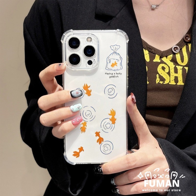 ฤดูร้อนปลาทองเคสโทรศัพท์สําหรับVivo Y22 Y22S Y21 Y21S Y21A Y21T Y21G Y21E Y20 Y20S Y20A Y20i Y20T Y2