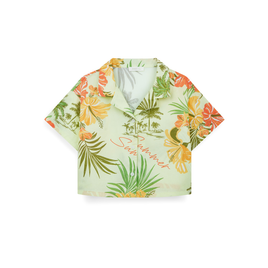 AIIZ (เอ ทู แซด) - AIIZ เสื้อเชิ้ตฮาวายเด็กผู้หญิง