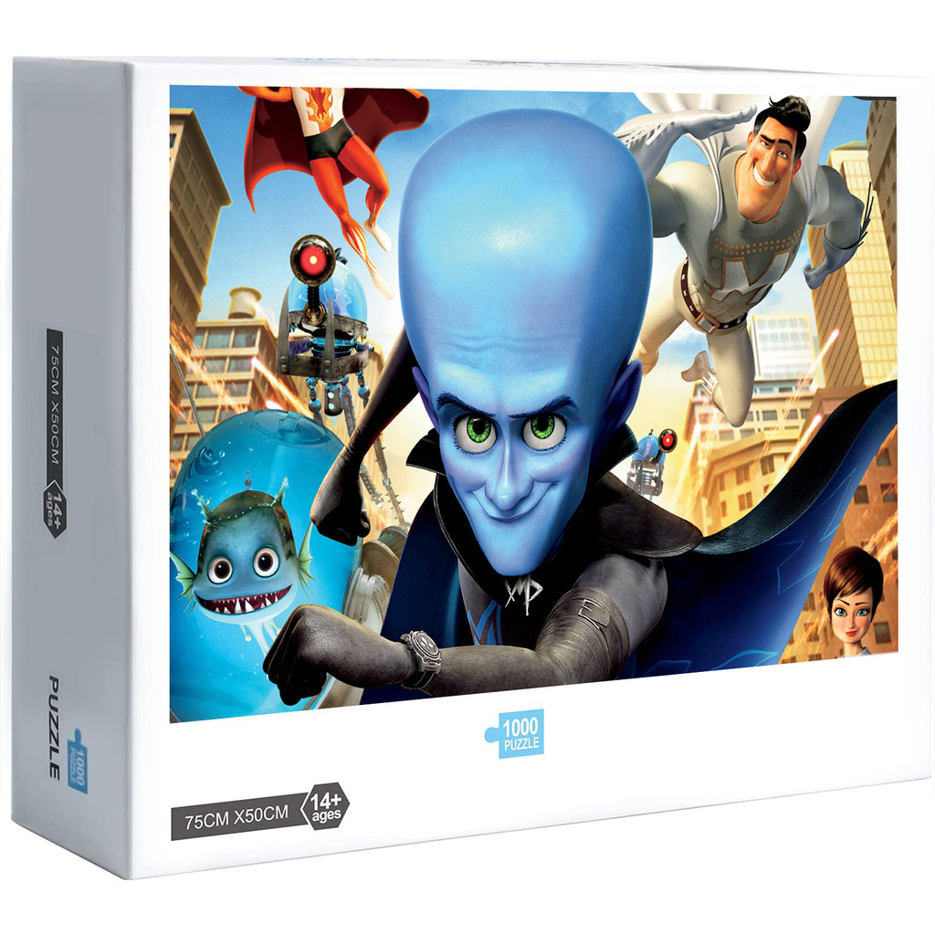 Megamind จิ๊กซอว์ปริศนาของเล่นตกแต่งของขวัญ 1000 ชิ้น