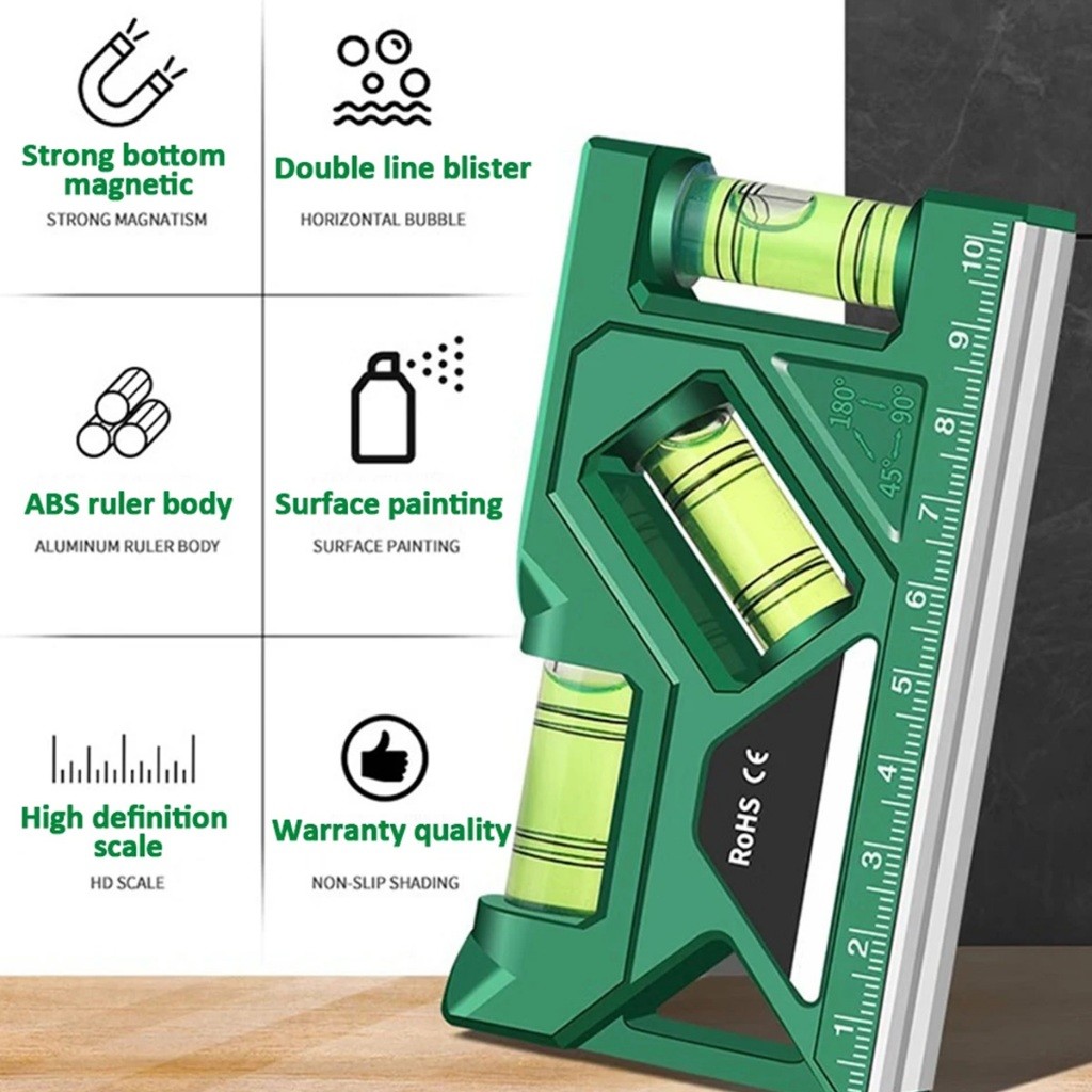 ร้านอยู่ที่ไทย 105MM/150MM มีแม่เหล็กในตัว  กระทัดรัด ใช้งานดี อุปกรณ์เสริม ขนาดเล็ก ความแม่นยำ±0.5 มม/ม - รูปที่ 6