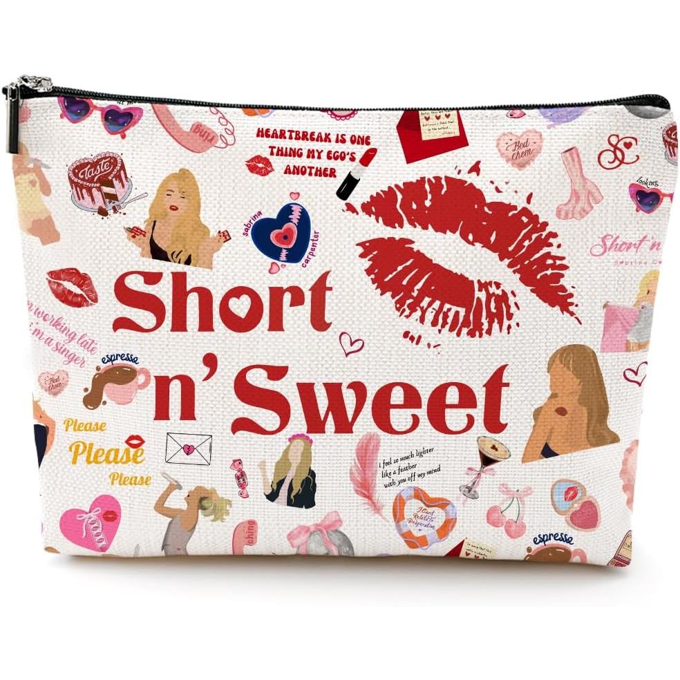 LONGXIN นักร้อง Merch กระเป๋าแต่งหน้ากระเป๋าเครื่องสําอางของขวัญสําหรับแฟนนักร้องคนรักเพลงนักร้อง Me