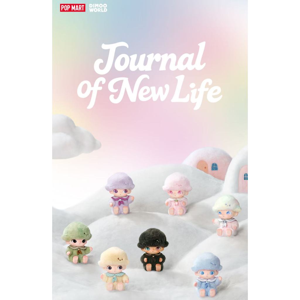 POPMART DIMOO New Diary Series จี้ตุ๊กตาไวนิล- && -