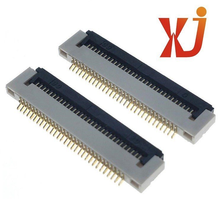 ฝาครอบ FPC Connector 30pin สติกเกอร์แนวนอน FPC Connector สายคู่ Board FPC ซ็อกเก็ต Pitch 0.5 PH43