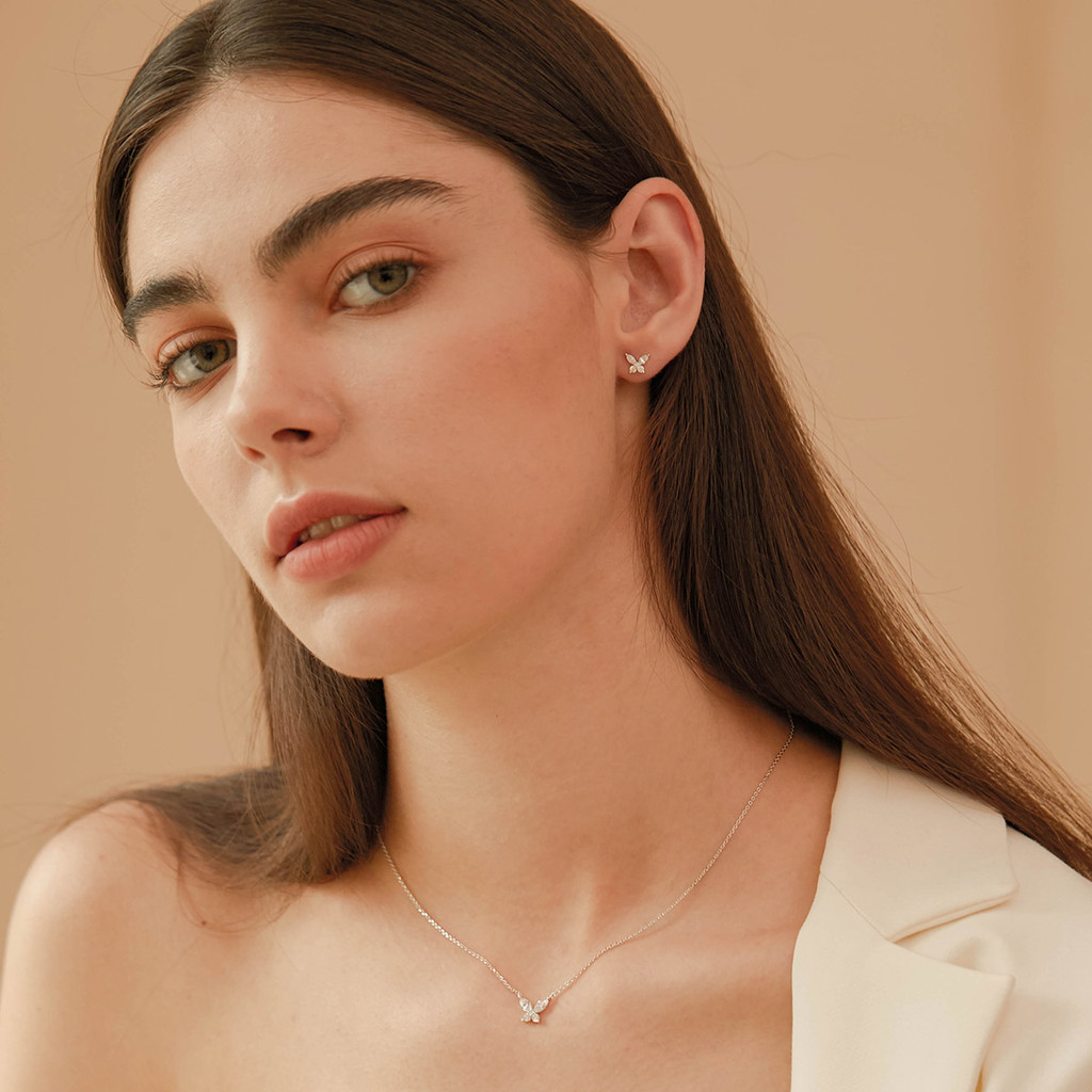 ต่างหูผีเสื้อ APM Monaco จากเงินสเตอร์ลิง 925 คุณภาพพรีเมียม