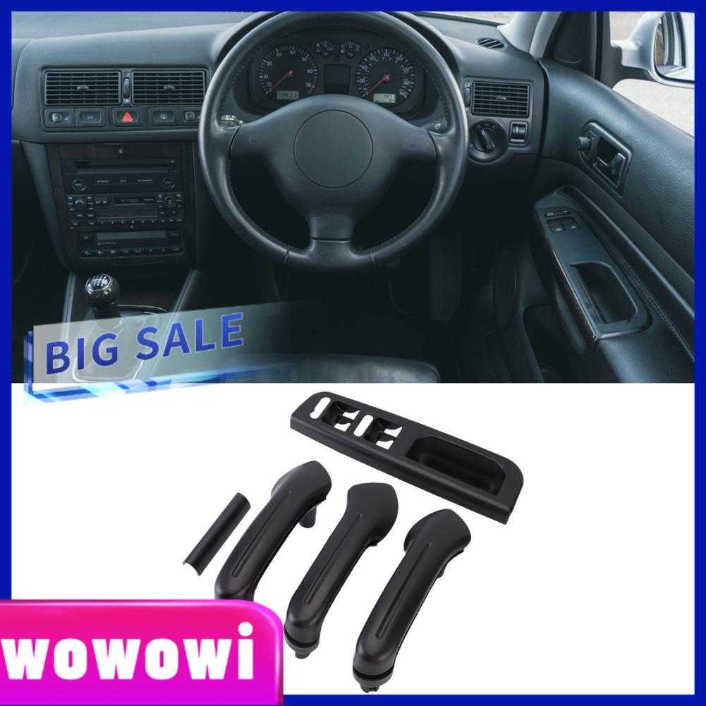 Wowowi Wowowi Aramox สวิทช์แผงประตู Trim ชุดสำหรับ B5 MK4 1998-2004 RHD 3B2867171E 1J0867172A 1J4867
