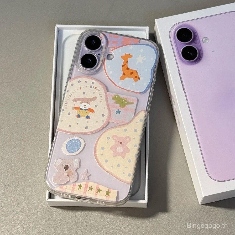 เคสโทรศัพท์เหมาะสําหรับiPhone 7 8 X XS XR XSMAX 11 12 13 14 15 16 17 Pro max Plus Airน่ารักโคอาล่ากั