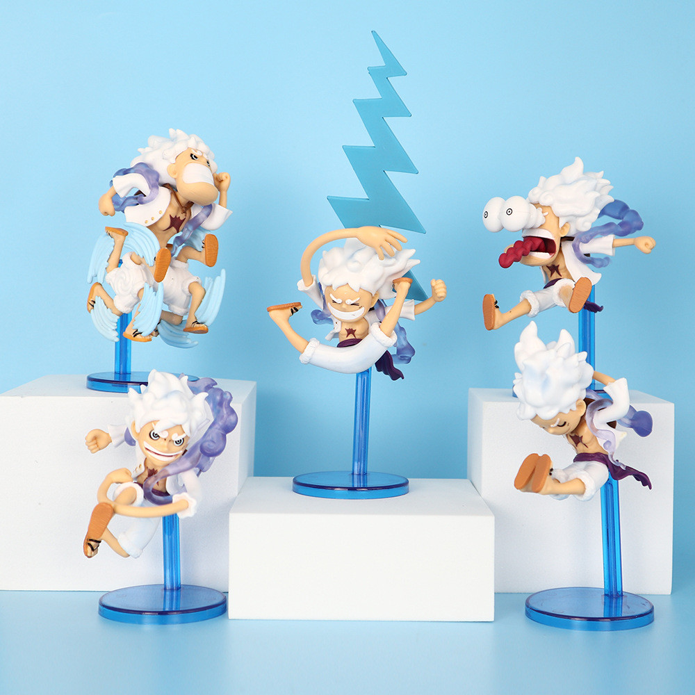 One Piece รูปแบบใหม่ Mystery กล่องรูป Nika Luffy ห้าความเร็วรูปแบบ Sun God Nika Luffy