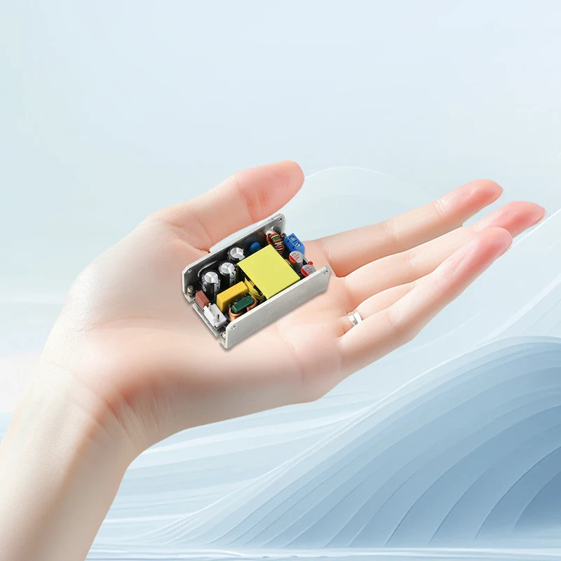 Compact GaN Power Supply Board AC 95-265V to DC 24V 4A 12V 8A 100W Switching Power Module พร้อมการป้