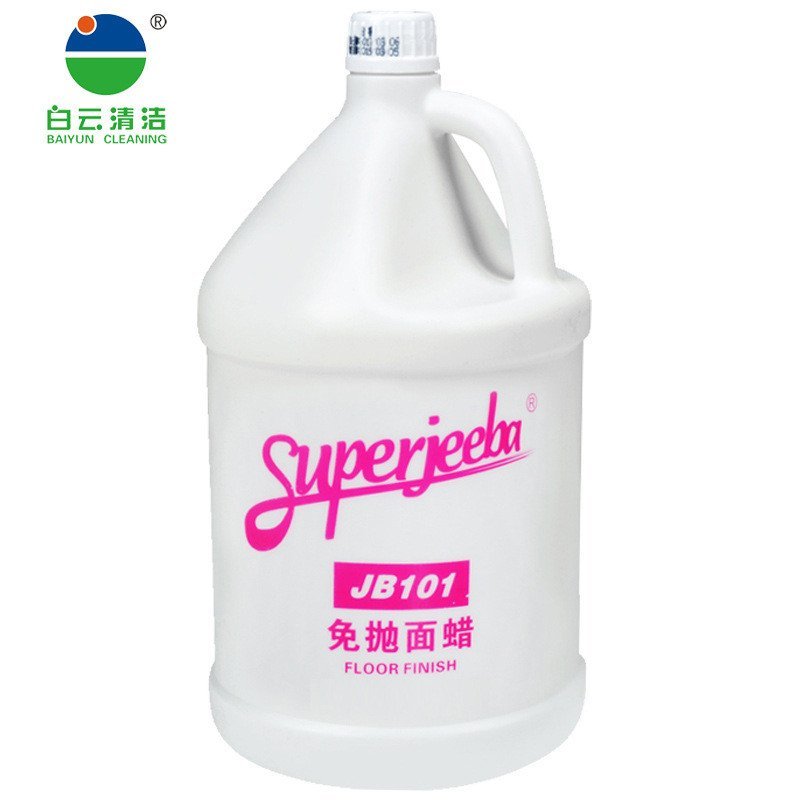 ทําความสะอาดกระเบื้องขี้ผึ้ง 3.8L Baiyun ทําความสะอาด Face-Free Wax Maintenance Agent ขัด JB101 ชั้น