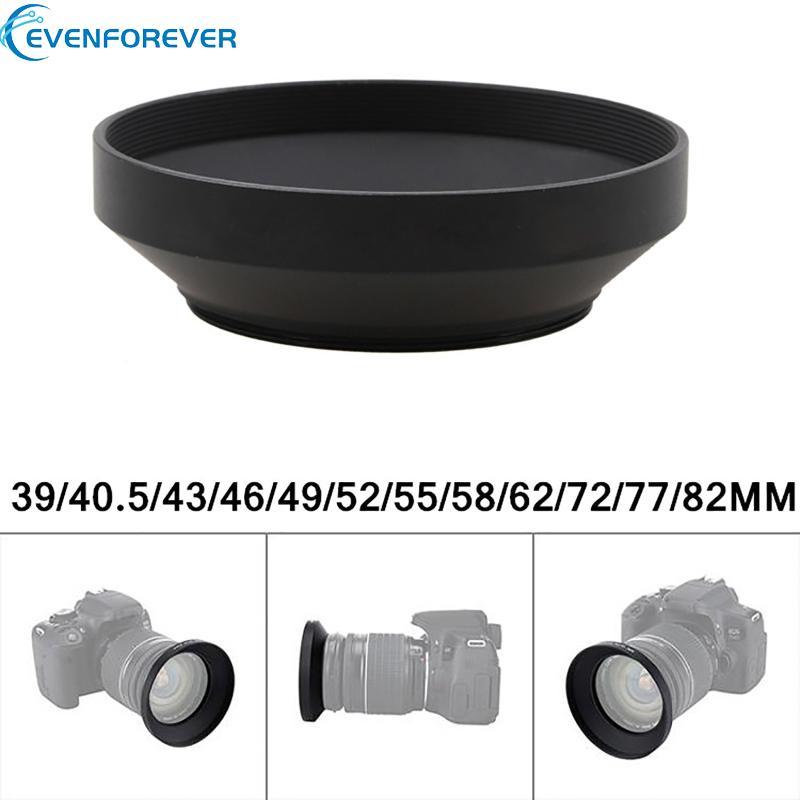EV 39 40 5 43 46 49 52 55 58 62 72 มม.กล้องเลนส์โลหะฮูดมุมกว้างสกรูเมา