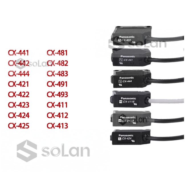 CX-441-442-421-422-423-424-425-444-481-491-411-412-483-493-P P โฟโตอิเล็กทริคสวิตช์เซ็นเซอร์