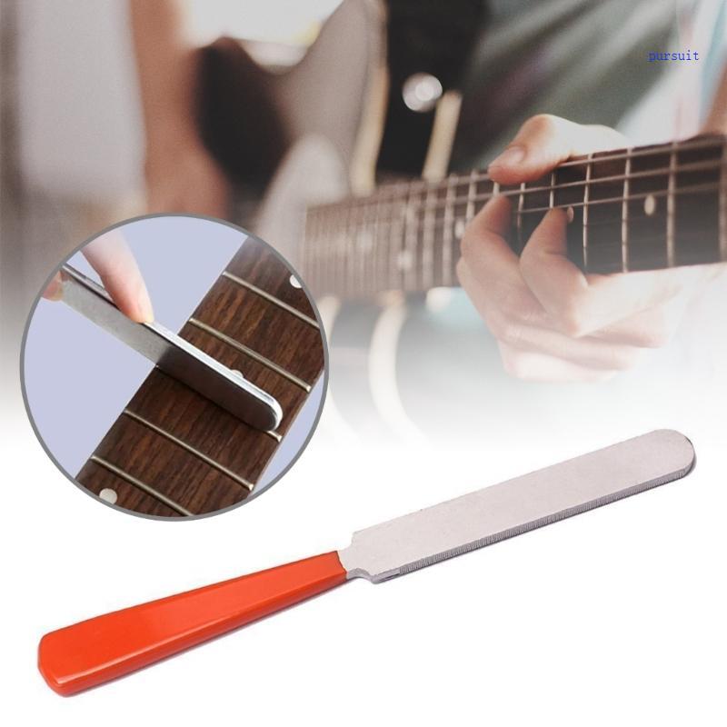 SUIT* Guitar Fret Crowning File Double Edge Guitar Grinding File Repair Tool