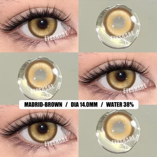 Eyeshare คอนแทคเลนส์ MADRID ซีรีย์คอสเพลย์ สีแดง/ม่วง/สีฟ้า/สีเขียว/สีเหลือง คอนแทคเลนส์ 2 ชิ้น ใช้ได้หนึ่งปี