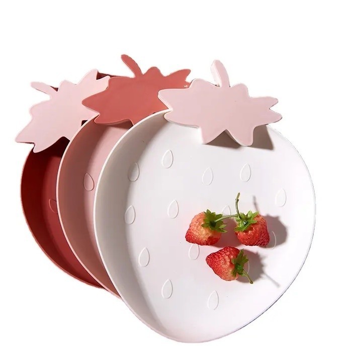 KY CUTE FRUIT-SHAPED BABY DINNER PLATES BABY EATING TOOLS/ จาน SNACK