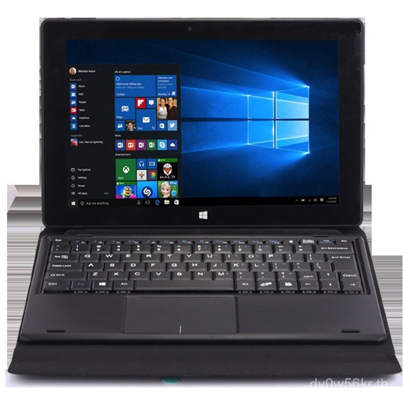 แท็บเล็ตคอมพิวเตอร์ windows Two-in-One win10 Quad-Core 10.1 นิ้วอุตสาหกรรมแท็บเล็ตบาง X86
