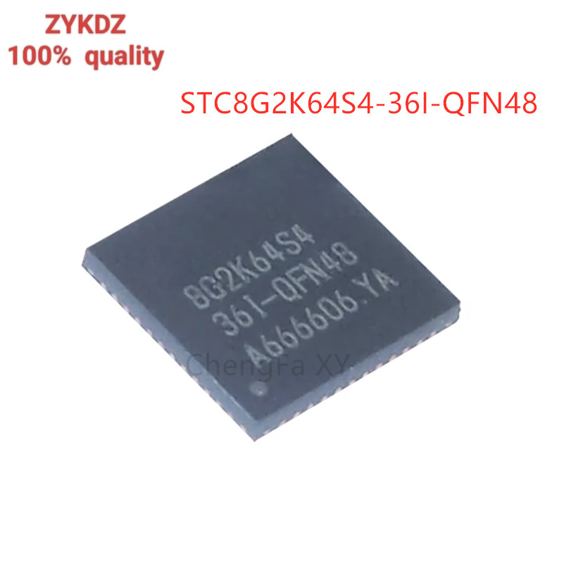 1PCS STC8G2K64S4-36I-QFN48 STC8G2K64S4 8G2K64S4 ในสต็อก QFN48