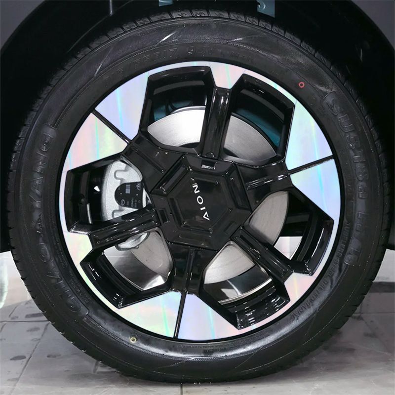 AION UT ดัดแปลงเหมาะสําหรับ AION UT ดัดแปลงสติกเกอร์ล้อ 60 ซม.เลเซอร์รถสติกเกอร์ Scratch ฝาครอบตกแต่