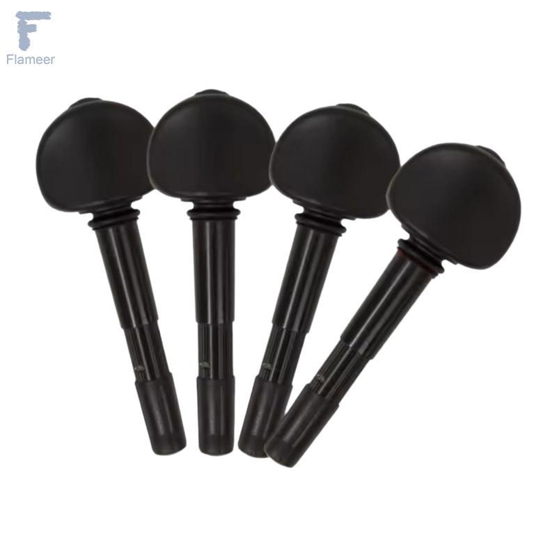 [Flameer] 4x Cello Fiddle Tuning Peg Set อุปกรณ์เครื่องดนตรีแบบกลไก Cello Fiddle