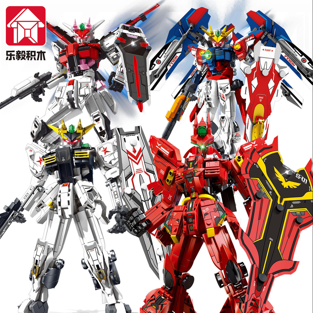 乐ความดัน木高拼达摆件益智装自动เด็ก自慰器人ของเล่นเด็กชาย生日本物Le Yi Building Blocks รุ่นสูง Da เครื่องประดับปริศนาประ