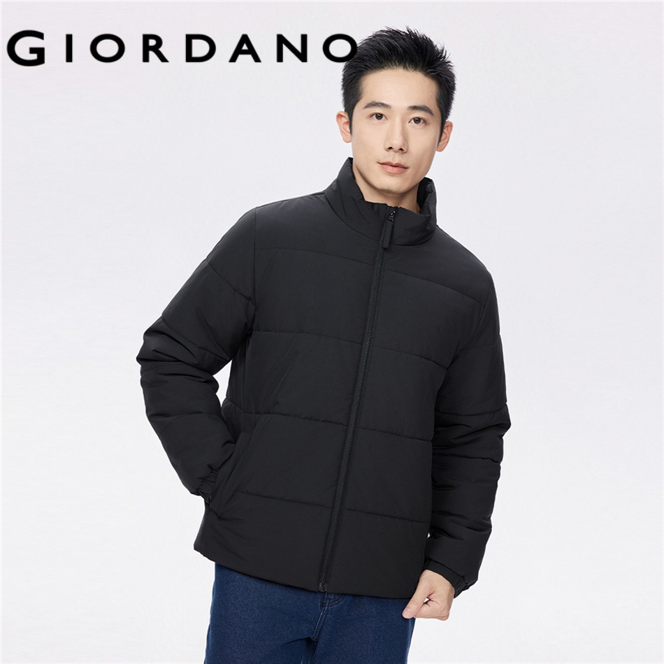 GIORDANO جاكيت رجالي مبطن بياقة عالية — صورة 6