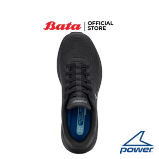 Bata บาจา Power รองเท้าสนีคเกอร์แบบผูกเชือก สำหรับผู้ชาย รุ่น FIZZ 300 สีดำ 8286182 สีขาว 8281182