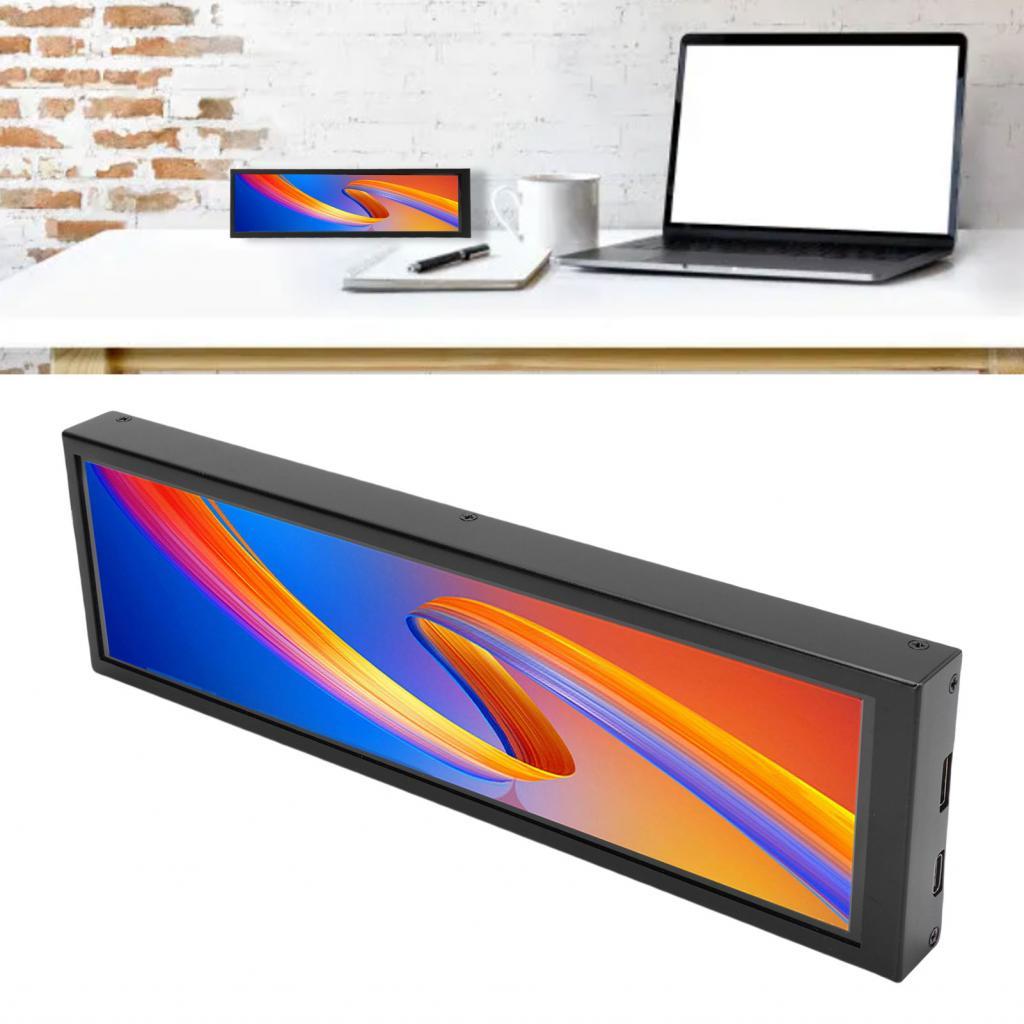 ซื้อดีที่สุด1 Hztyyier 8.8 นิ้วจอแสดงผลเครื่องวัดอุณหภูมิพีซี 1920x480 ความละเอียด 178 องศามุมมองกว้