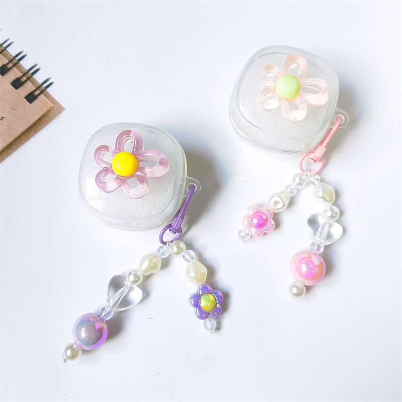 ดอกไม้น่ารักสําหรับ Samsung Galaxy Buds FE / Buds Live / Buds 2 Pro / Buds Core Case Buds 3 Pro Buds